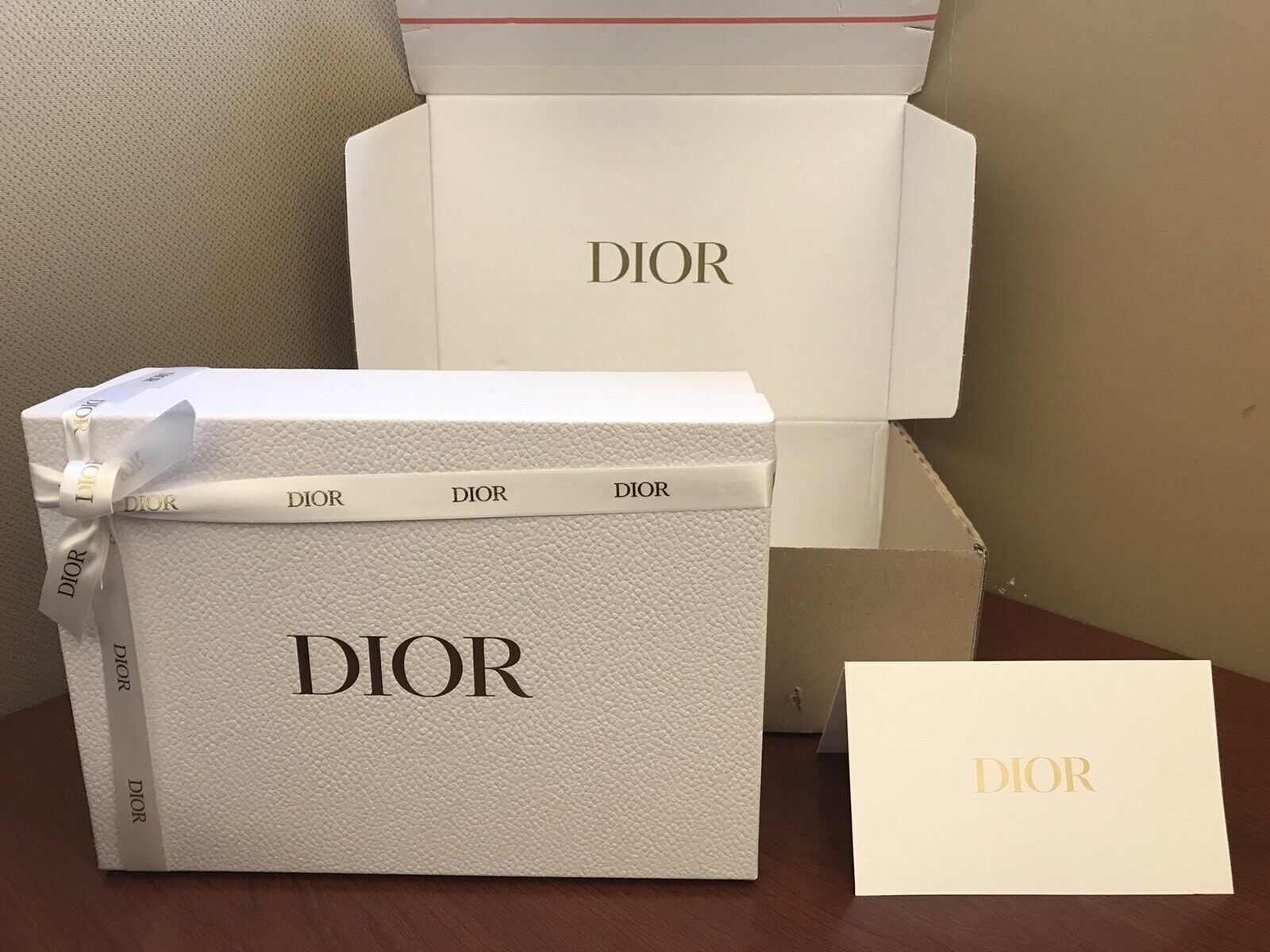 Dior Christmas Holiday 2022 Gift Box With Ribbon New!