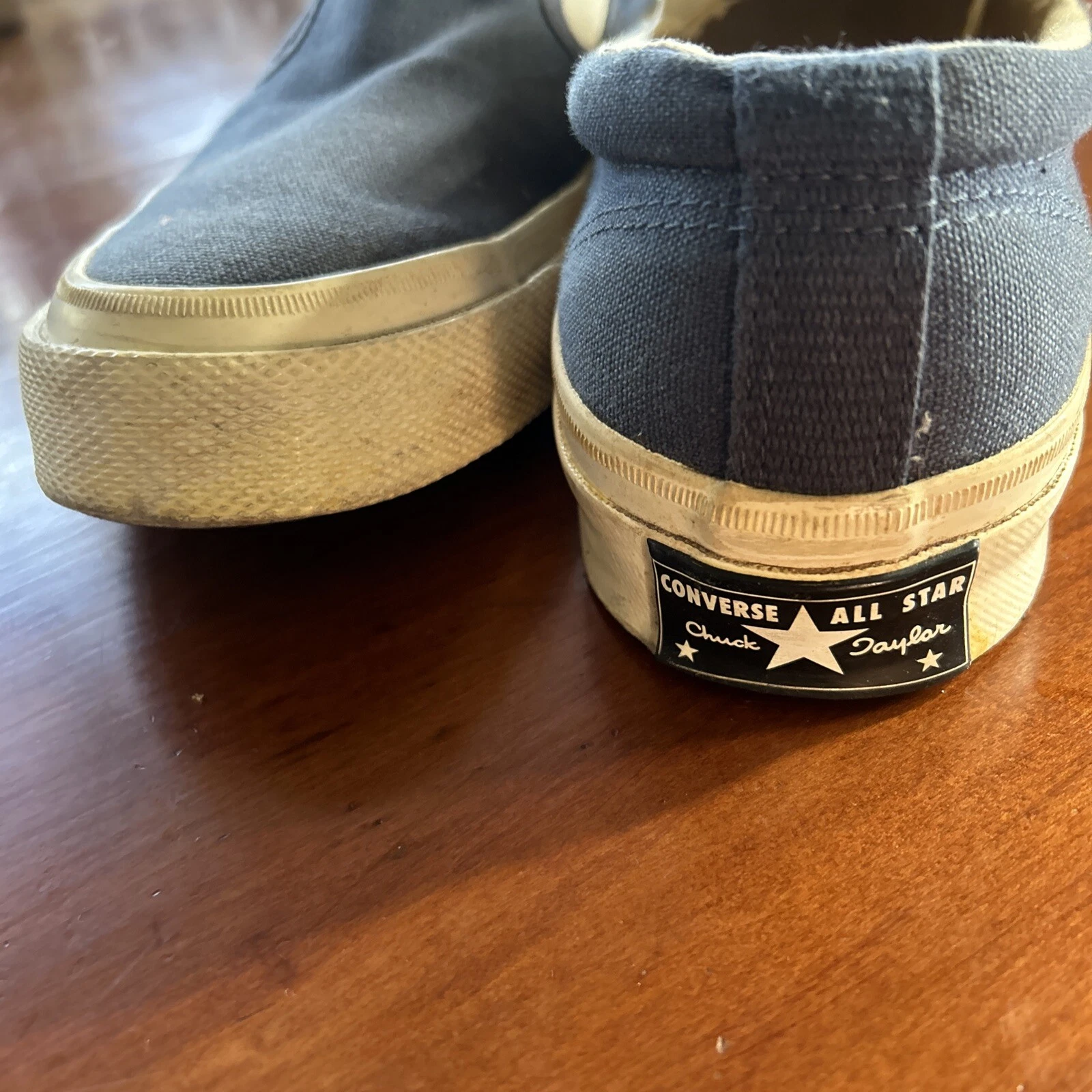 Converse Chuck 70 blu navy slip on vintage tela basse uomo 8