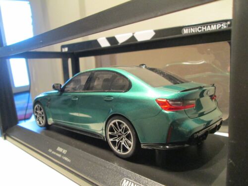 1:18 BMW M3 G80 limusina verde / verde Minichamps edición limitada 1 de 800 - Imagen 4 de 9