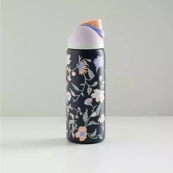Owala Midnight Garden Floral FreeSip 32oz Water Bottle UO Exclusive 2025