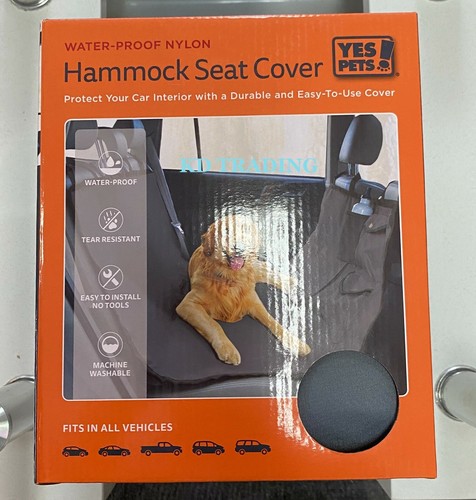 YES PETS! WATERPROOF NYLON Tear Resistant HAMMOCK SEAT COVER ~ Fit All Vehicles 