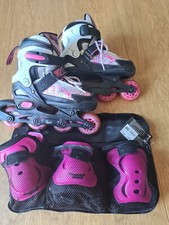 No Fear Chilrens Inline Scates And Protective Pads