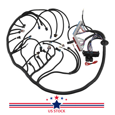 Stand Alone Wiring Harness For 1997-06 DBC LS T56 Non-Electric Tran 4.8 5.3 6.0