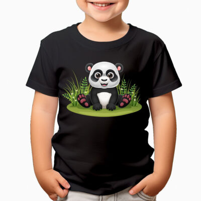  T-Shirts Panda Wildlife Animal Lovers lustige Cartoon Jungen Mädchen Kinder #TA-27