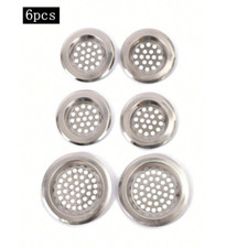 6pcs Stainless Steel Drain Plug Set   Sink Stoppers for Kitchen  Bathroom Use