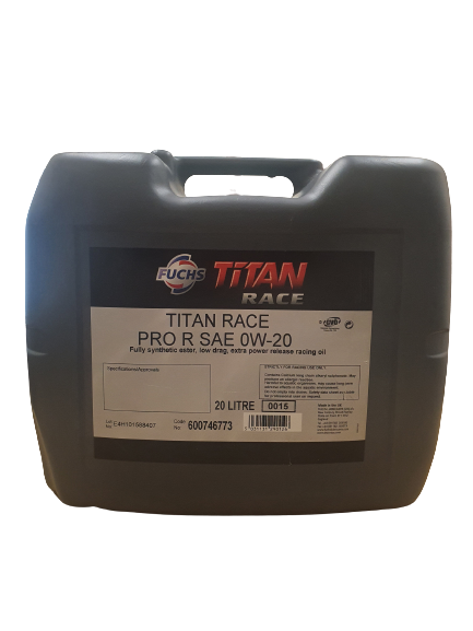 Fuchs Titan Race Pro R 0W-20 Fully Synthetic Ester Racing Oil 20 Litre 20L