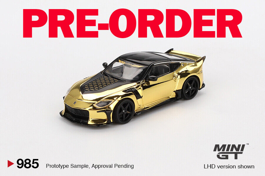 Pre-order) Mini GT #985 1/64 Nissan Z VeilSide FFZ400 Gold Pre-order) Mini GT #985 1/64 Nissan Z VeilSide FFZ400 Gold