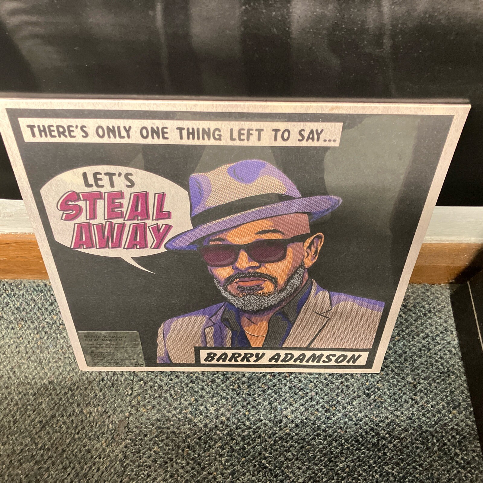 Barry Adamson Steal Away EP 12"" vinyl Europe Mute 2022 Limited antique blue - Image 3