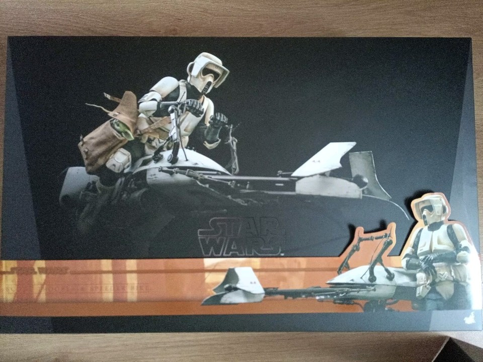 Hot Toys Speeder Bike From TMS017 Set. BIKE ONLY 1/6 Scale, MINT, Boxed