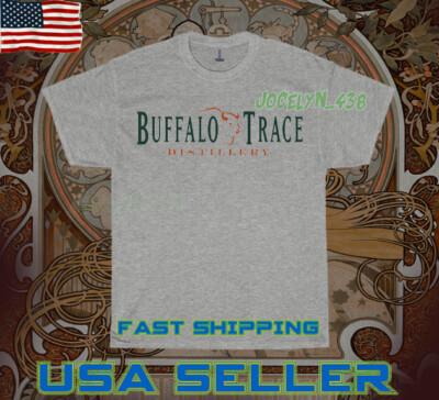 NEW SHIRT PREMIUM BUFFALO TRACE DI LOGO UNISEX T-SHIRT AMERICAN FUNNY SIZE S-5XL