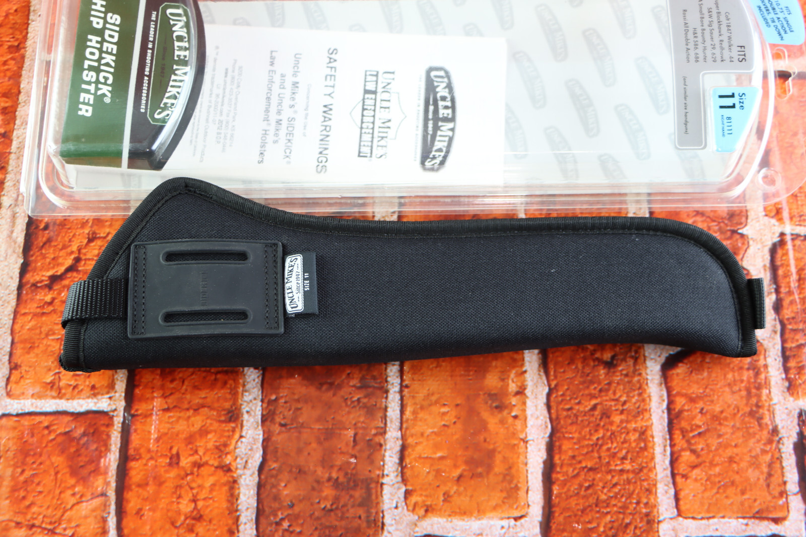 Uncle Mike's Sidekick Hip Holster Size 11 Right Hand 9.5-10.75" Single Double