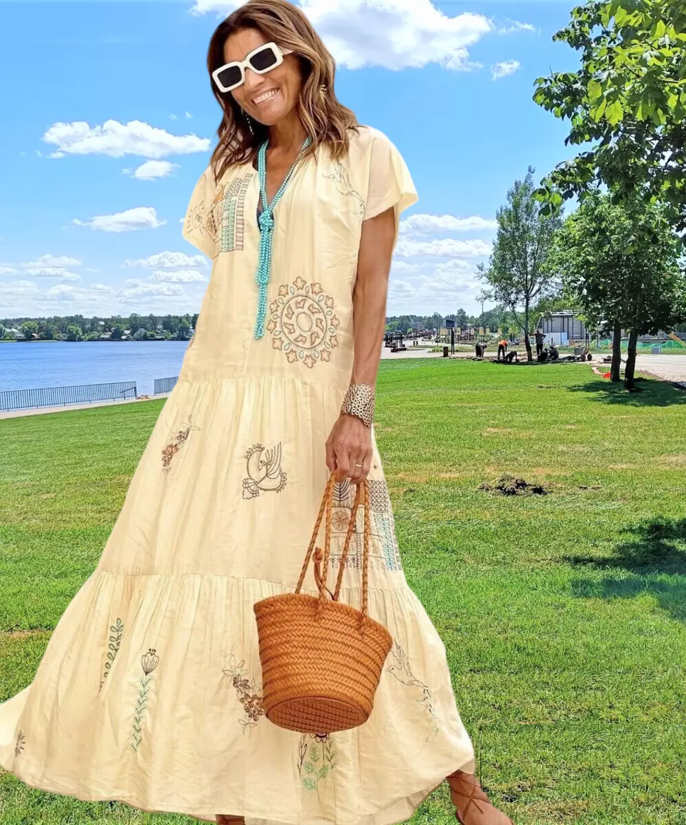 Zara top kaftan dress