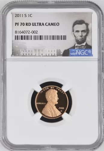 2011 S Lincoln Shield Cent 1C NGC PF70 RD Ultra Cameo Lincoln Label