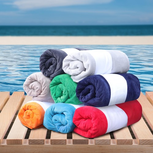 Superior Cabana Cotton Lounge Chair Cover, Outdoor Towel/Chaise Furniture Cov... - Picture 11 of 11