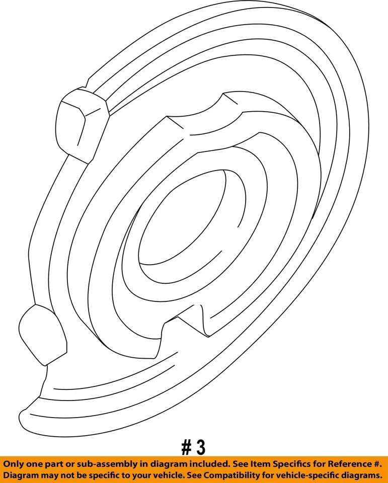 Placa de respaldo de freno trasero GM OEM protector contra salpicaduras contra polvo 89026786 Foto 2 de 2