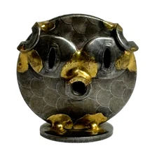 Nuts & Bolts Small Metal Pig Art Sculpture Figure