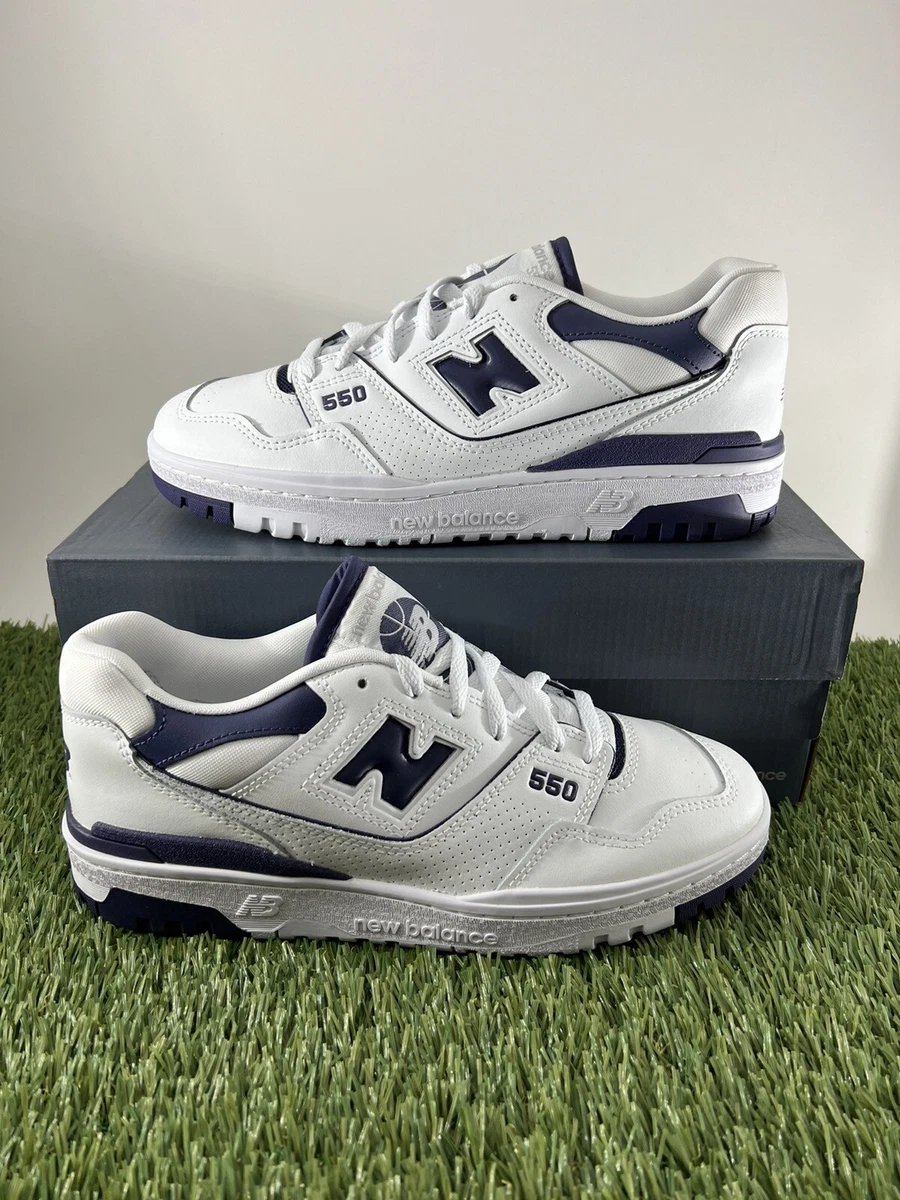 New Balance 550 White Dark Mercury BBW550BA Women 