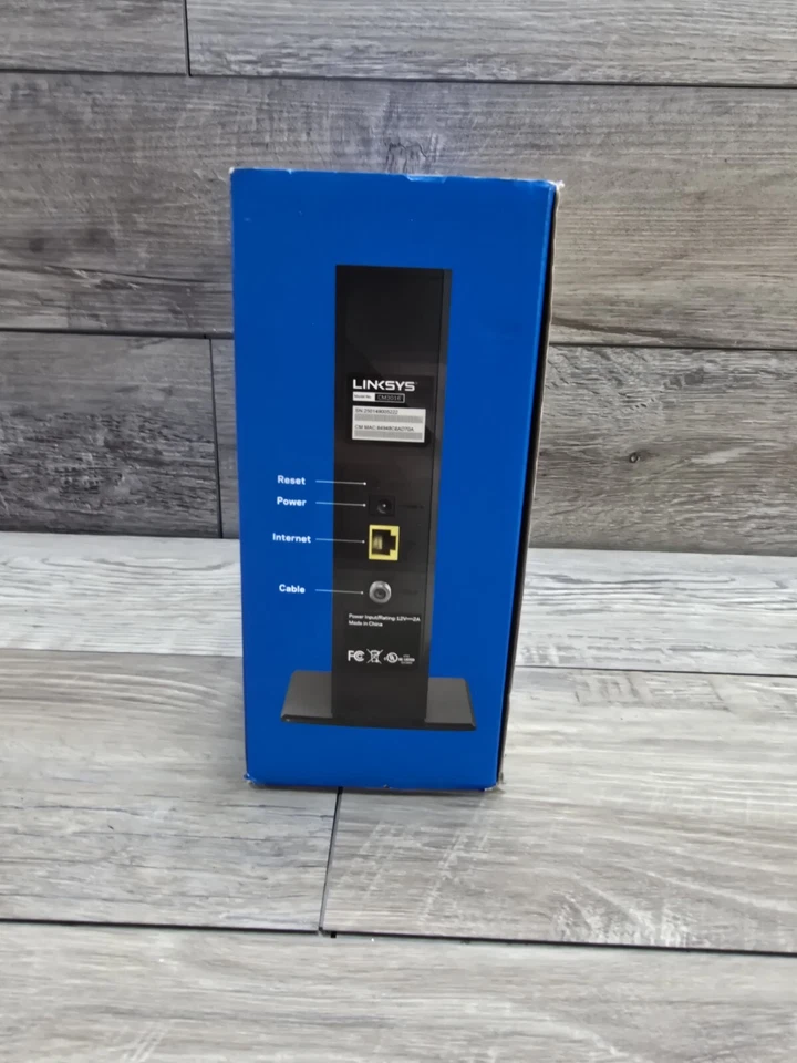 LINKSYS Cable Modem 16x4 Bonded Channels DOCSIS 3.0 Black CM3016 Tested - Image 4 of 4