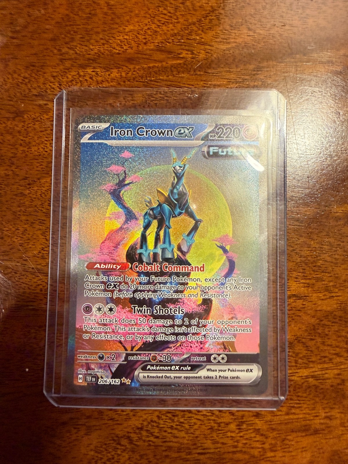 Iron Crown ex 206/162 SV05: Temporal Forces Holo