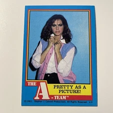 1983 Topps The A-Team Pretty as a Picture Amy Amanda Allen Card #20