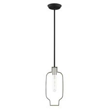 Livex Lighting - Meadowbrook - 1 Light Pendant in Modern Style - 6.5 Inches wide