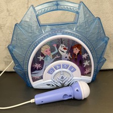 Disney Frozen 2 Bluetooth Karaoke Machine with Microphone Elsa Anna FR-115 Blue