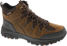 Skechers Men's USA Rickter - Branson Mid Top Waterproof Lace Up Hiker Boot