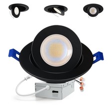 Recessed Lighting 6 inch, 360 90 Adjustable Directional 6 inch 5CCT Gimbal ...