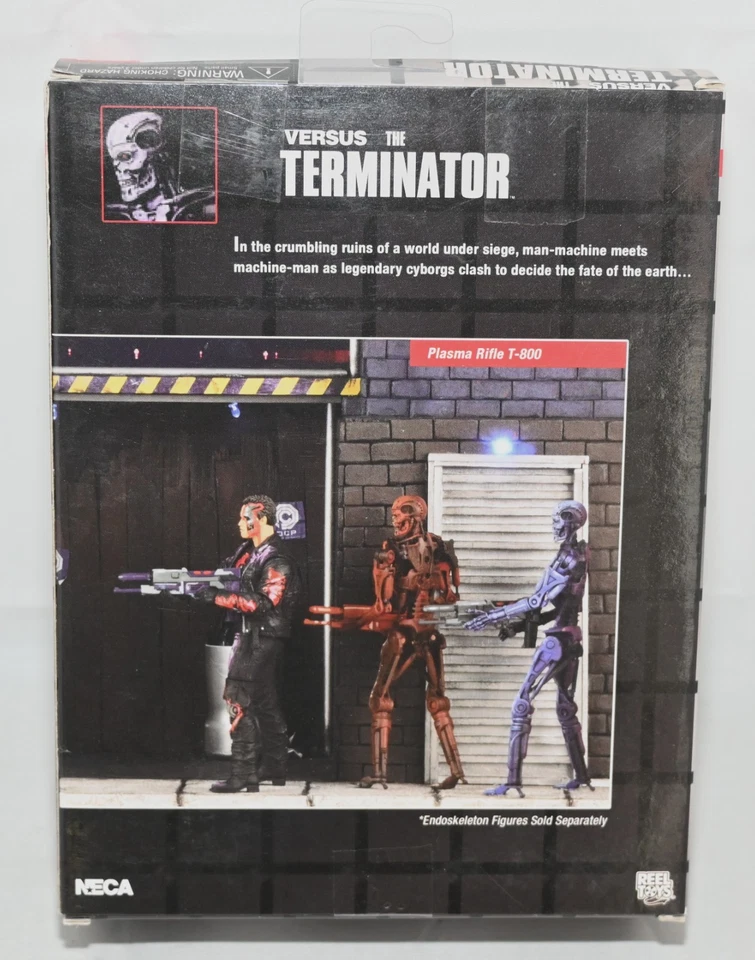 NECA REEL TOYS VERSUS THE TERMINATOR PLASMA RIFLE T-800  7" ACTION FIGURE - Image 2 of 2