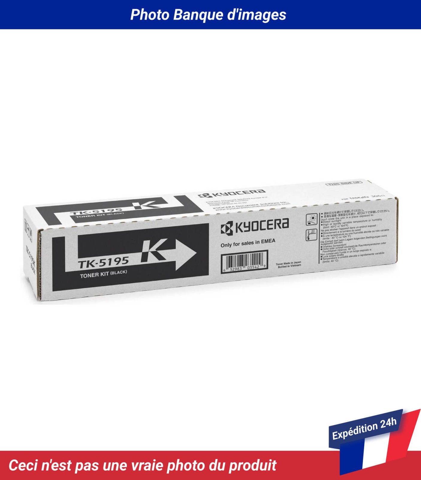 TK-5195K Kyocera Mita TASKALFA 306CI Kit de Toner Noir