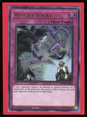 Witch's Strike 1st Edition Ultra Rare 2020 Tin of Lost Memories MP20-EN035 NM