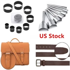 Leather Hole Punch Half-Round Craft Tools Cutter Punch for Strap Belt Bag Wallet