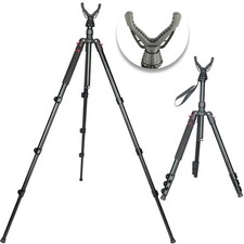 Adjustable Shooting Tripod for Rifles,Shooting Stick Level-Lock 3-in-1