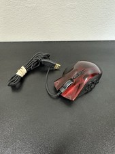 Rare Razer Naga Hex Wraith Red Laser Gaming Mouse RZ01-0075 MMO MOBA