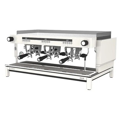 EXPOBAR CREM EX3 3 GRUPPEN ESPRESSOMASCHINE NAGELNEU EDELSTAHL HOHE TASSE