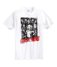 Bioworld Mens Group Graphic T-Shirt, white, L