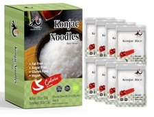 YUHO Shirataki Konjac Rice 8 X 150 G Vegan Food Gluten-Free Rice