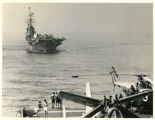 Vintage INS Vikrant (R11), India's first aircraft carrier Photograph  (R77)