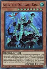 Yugioh Aron, The Ogdoadic King 1st Edition Ultra Rare ANGU-EN007 NM