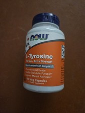 L-Tyrosine 750mg Capsule. Kept In Climate Controlled Storage. 05/28