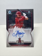 2023 Bowman Chrome #CPA-JRZ Jorge Ruiz 1st Auto Anaheim Angels RC OC Autograph