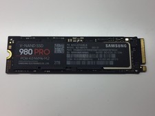 AS IS - DEFECTIVE - Samsung 980 PRO 2TB V-NAND SSD NVMe M.2 SSD MZ-V8P2T0B/AM