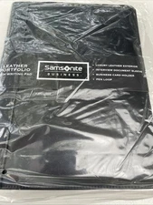 Samsonite Xenon Leather Business Portfolio, Black, New,