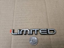 Oem Limited New Chrome Black Plastic 5.25 Emblem Badge Logo Name Insignia Oem Limited New Chrome Black Plastic 5.25 Emblem Badge Logo Name Insignia