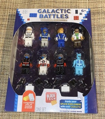 Block Tech Heroes Vs Villains 8 Mini Figures NEW SEALED Compatible *blemishes