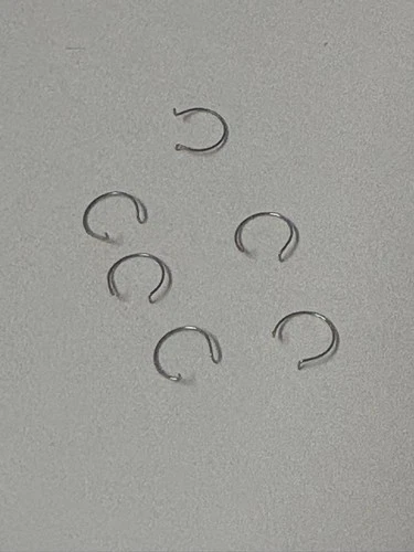 6 HAMILTON 16 SIZE POCKETWATCH CLICK SPRINGS #655 ,, 950B -992B NOS -- BB - 2146