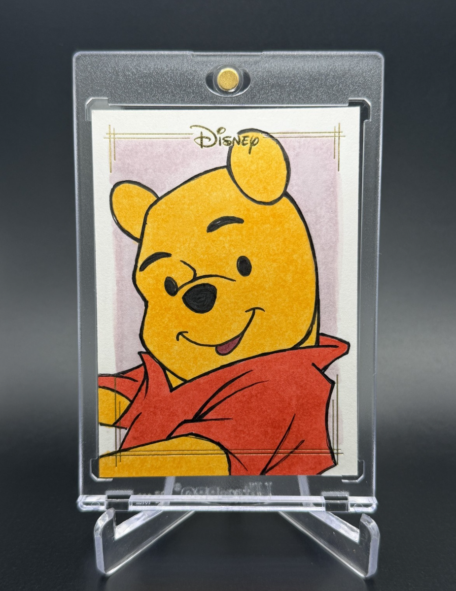 Winnie the Pooh 💥🍯 GOLD SKETCH 1/1 by Kevin P. West! 2025 Topps