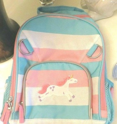school Pottery barn BACKPACK Princess bag unicorn pink rainbow travel GIRL  -