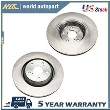 Front Left Right 324mm Disc Brake Rotors For Toyota Venza 2009-2015 Set of 2