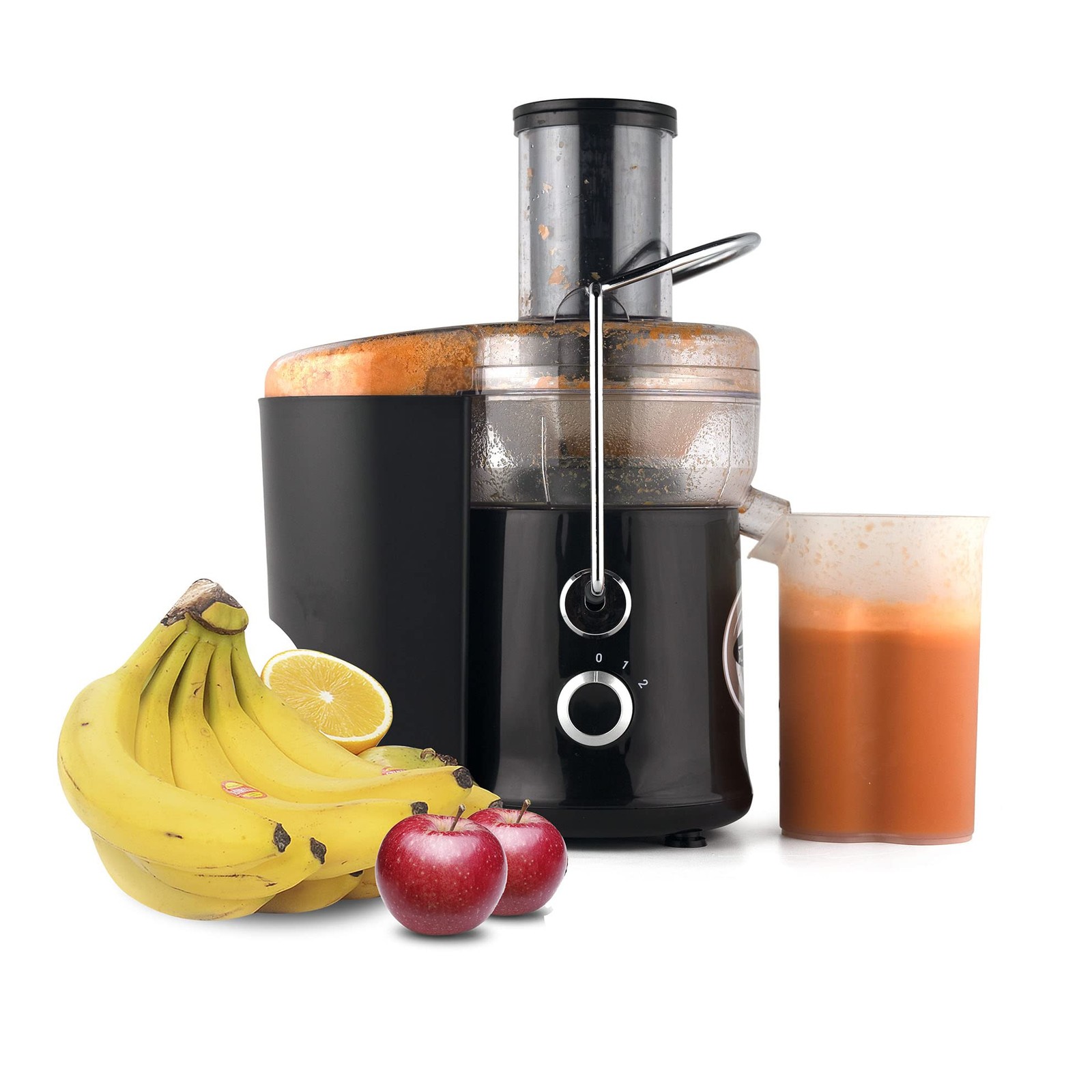 Centrifuga 600W Power Juicer XL | 2 Velocità | Estrattore Acciaio Inox